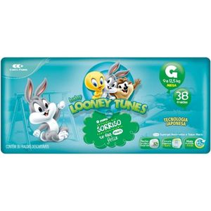 Fralda Baby Looney Tunes Tamanho G