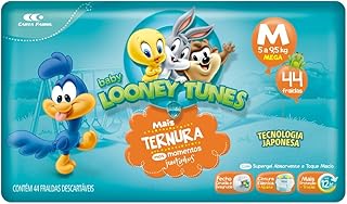 Fralda Baby Looney Tunes Tamanho M