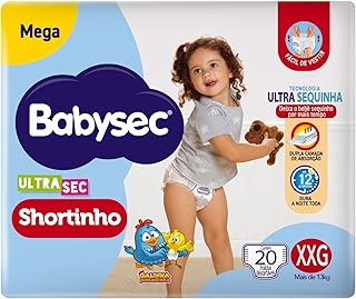 Fralda Babysec Ultra Sec Galinha Pintadinha XXG