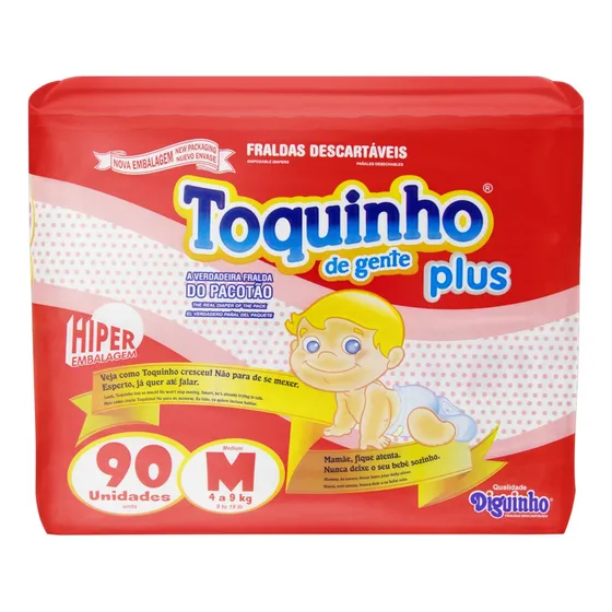 Fralda Toquinho Gente Plus M