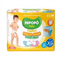 Fralda Hipopó Baby Shortinho XG