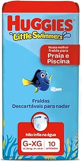 Fralda Huggies Little Swimmers G/XG