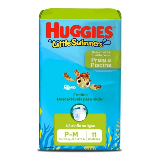 Fralda Huggies Little Swimmers P/M