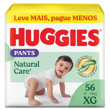 Fralda Huggies Roupinha Natural Care XG