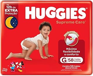 Fralda Huggies Supreme Care G