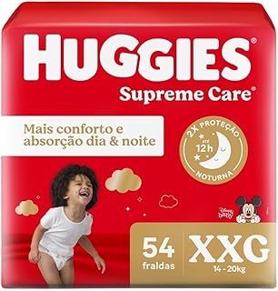 Fralda Huggies Supreme Care XXG