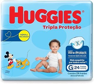 Fralda Huggies Tripla Proteção G