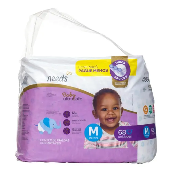 Fralda Needs Baby Ultrasafe M