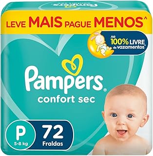 Fralda Pampers Confort Sec P