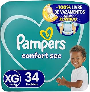 Fralda Pampers Confort Sec XG