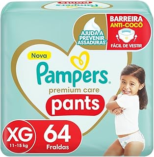 Fralda Pampers Premium Care Pants XG