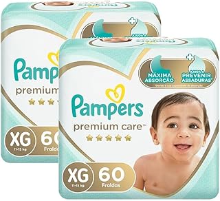 Fralda Pampers Premium Care XG