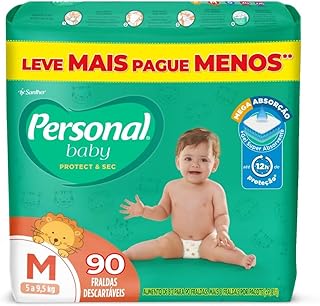 Fralda Personal Baby Protect & Sec M