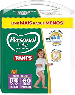 Fralda Personal Baby Total Protect Pants XG