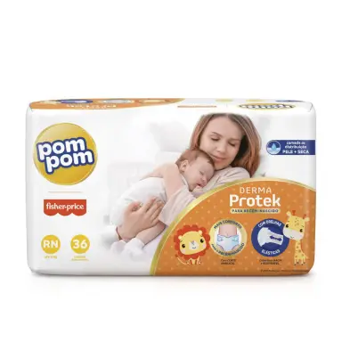 Fralda Pom Pom Derma Protek RN