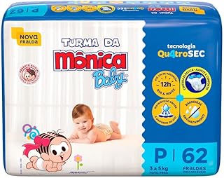 Fralda Turma da Mônica Baby P