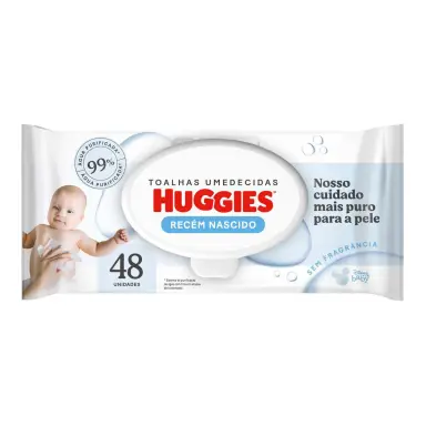 Lenço Umedecido Huggies Recém Nascido