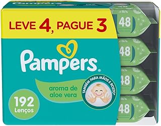 Lenço Umedecido Pampers Aloe Vera