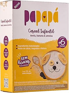 Petit Cereal Aveia Integral com Banana e Ameixa 6+ Meses