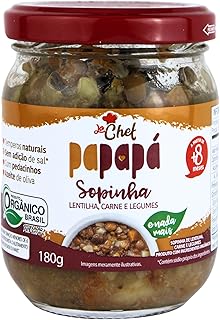 Sopinha Orgânica Lentilha, Carne e Legumes