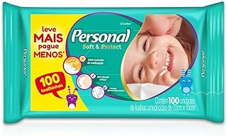 Toalha Umedecida Personal Soft & Protect