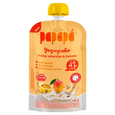 Yoguzinho Papinha Sabor Frutas Amarelas e Banana 12+ Meses